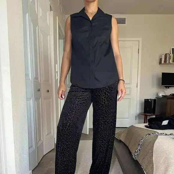 Chico's Women's Black Blous - Picture 3 of 5